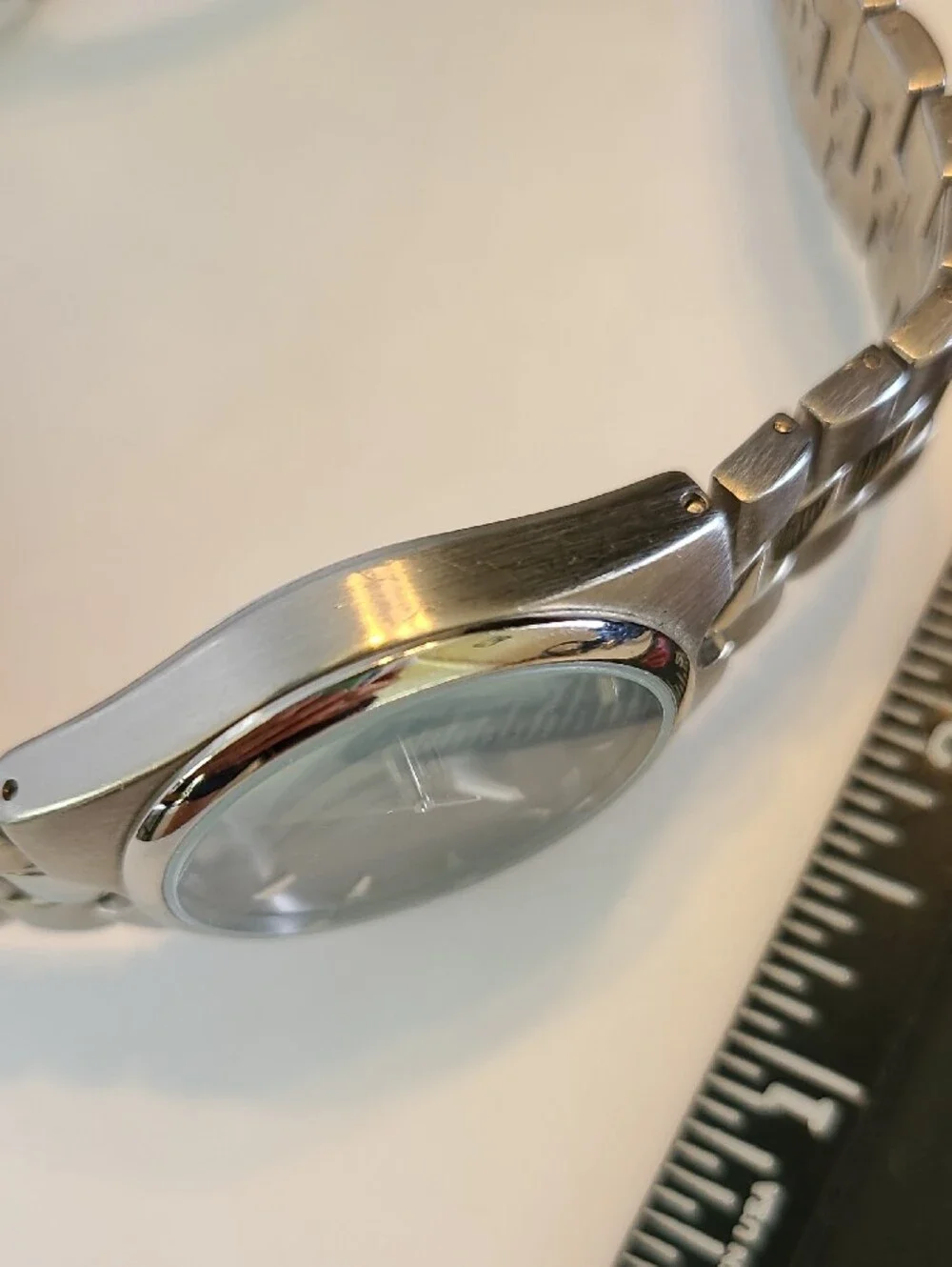 George Silver Stainless Steel Men's Watch with Black Dial